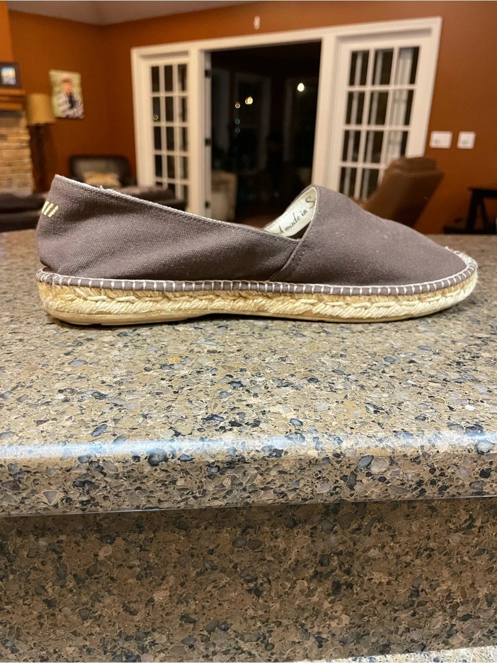 Viscata Barcelona Slip On Espadrilles Jute Sole Casual Boho Resort Neutral Sz 11